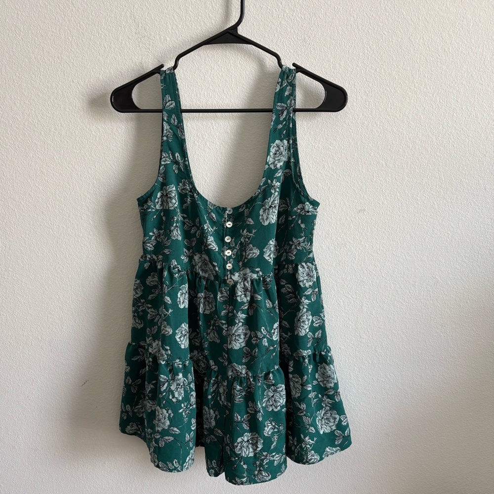 Urban Outfitters Tiered Tank Romper